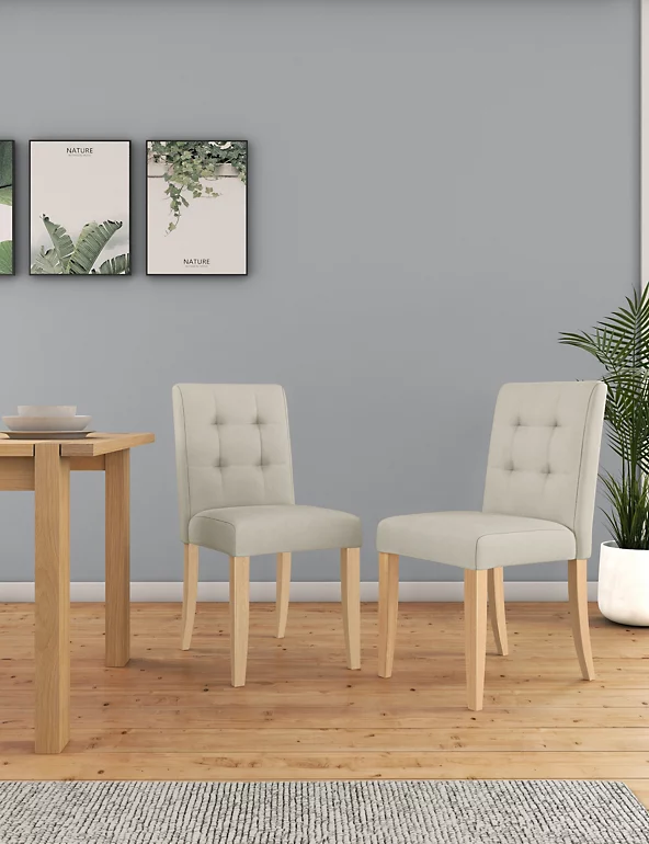 Dining Tables & Chairs Set Of 2 Milton Pinched Back Dining Chairs 8 Dining Tables & Chairs Set Of 2 Milton Pinched Back Dining Chairs - Image 8