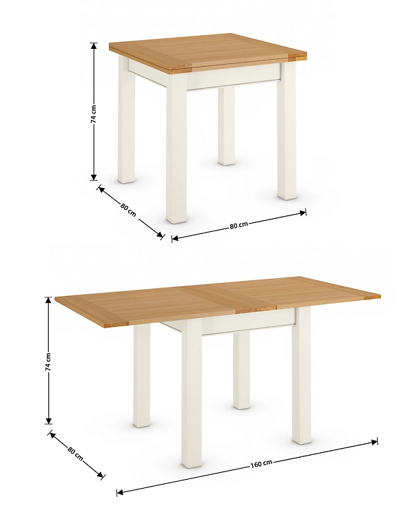 Dining Tables & Chairs Padstow Square Extending Dining Table 13 Dining Tables & Chairs Padstow Square Extending Dining Table - Image 13