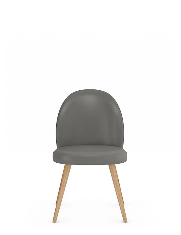 Dining Tables & Chairs Set Of 2 Nord Faux Leather Dining Chairs 3 Dining Tables & Chairs Set Of 2 Nord Faux Leather Dining Chairs - Image 3