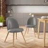 Dining Tables & Chairs Set Of 2 Nord Faux Leather Dining Chairs