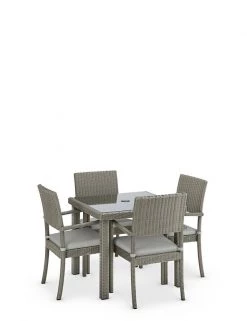Garden Furniture Marlow Square 4 Seater Garden Table & Chairs