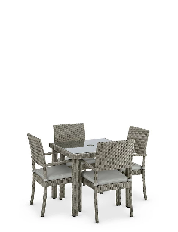 Garden Furniture Marlow Square 4 Seater Garden Table & Chairs 1 Garden Furniture Marlow Square 4 Seater Garden Table & Chairs