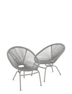 LOFT Garden Furniture Set Of 2 Lois Garden Armchairs
