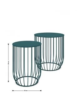 LOFT Garden Furniture Lois Garden Nest Of Tables -Dining Room Furniture Sales CL 05 T65 9653B NT X EC 6