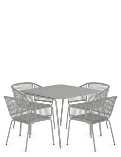 LOFT Conservatory Furniture Lois 4 Seater Garden Table & Chairs -Dining Room Furniture Sales CL 05 T65 9656B T0 X EC 1