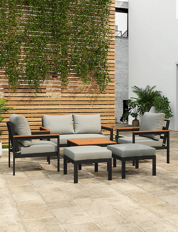 Porto 6 Seater Garden Furniture Set 2 Porto 6 Seater Garden Furniture Set - Image 2