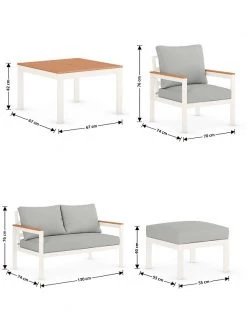 Porto 6 Seater Garden Furniture Set 24 Porto 6 Seater Garden Furniture Set -Dining Room Furniture Sales CL 05 T65 9720J Z4 X EC 6