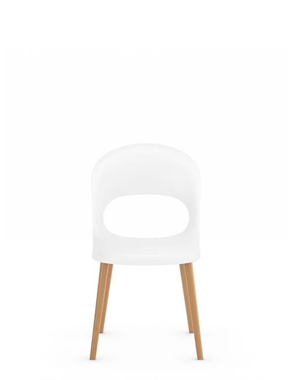 LOFT Dining Tables & Chairs Set Of 2 Curved Back Dining Chairs 3 LOFT Dining Tables & Chairs Set Of 2 Curved Back Dining Chairs - Image 3