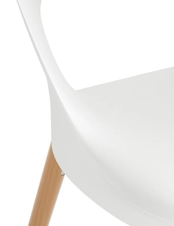 LOFT Dining Tables & Chairs Set Of 2 Curved Back Dining Chairs 4 LOFT Dining Tables & Chairs Set Of 2 Curved Back Dining Chairs - Image 4