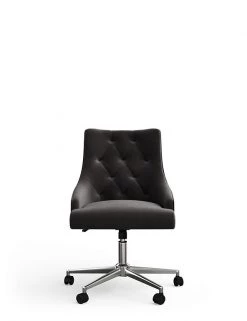 Office Chairs Jones Pinched Back Velvet Office Chair