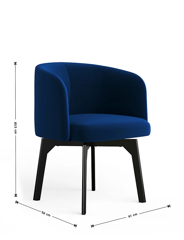 Office Chairs Velvet Swivel Office Chair 5 Office Chairs Velvet Swivel Office Chair - Image 5