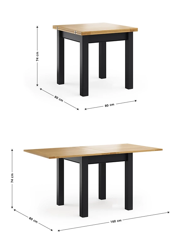 Dining Tables & Chairs Padstow Square Extending Dining Table 7 Dining Tables & Chairs Padstow Square Extending Dining Table - Image 7