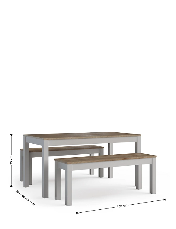 Dining Tables & Chairs Salcombe Dining Bench Set 6 Dining Tables & Chairs Salcombe Dining Bench Set - Image 6
