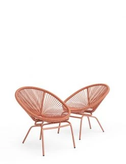 LOFT Garden Furniture Lois Set Of 2 Armchairs