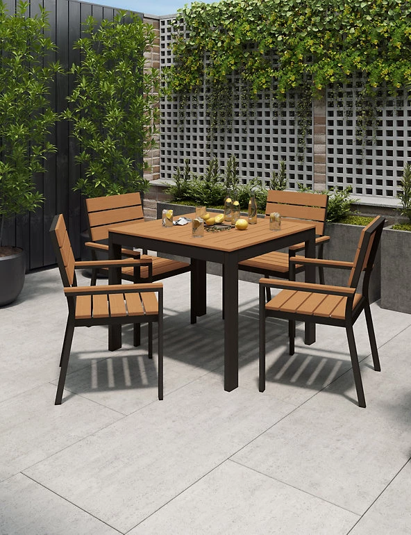Garden Furniture Porto 4 Seater Dining Set 2 Garden Furniture Porto 4 Seater Dining Set - Image 2