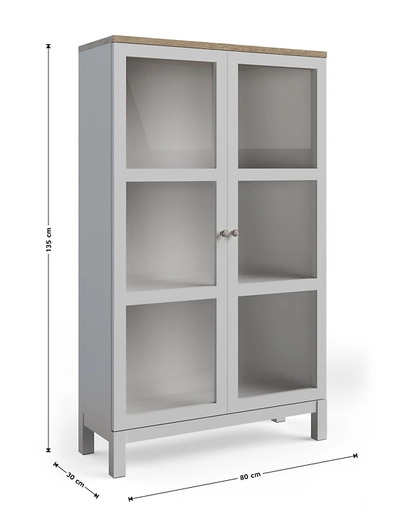 Bookcases & Shelves Salcombe Display Cabinet 6 Bookcases & Shelves Salcombe Display Cabinet - Image 6