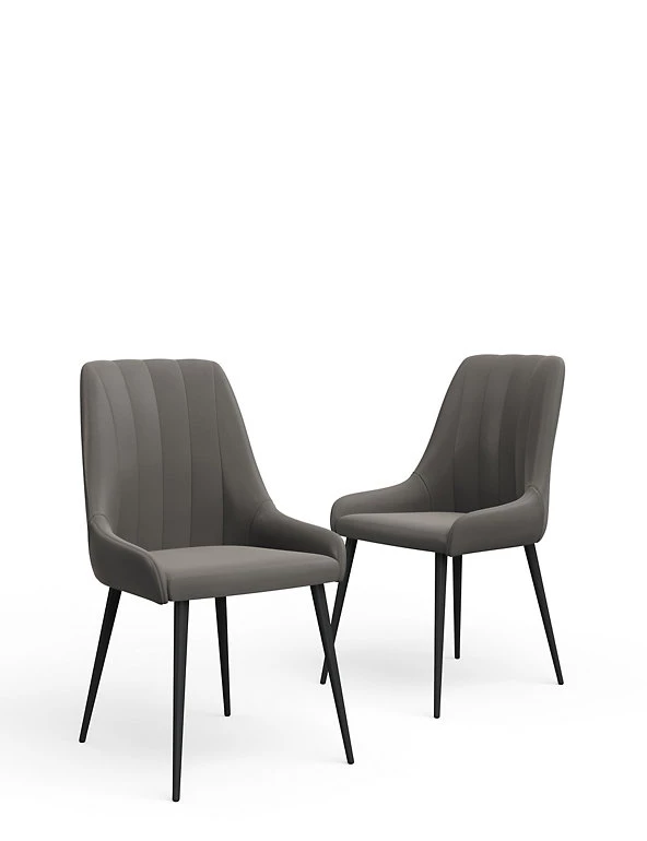 Dining Tables & Chairs Set Of 2 Brookland Dining Chairs 2 Dining Tables & Chairs Set Of 2 Brookland Dining Chairs - Image 2