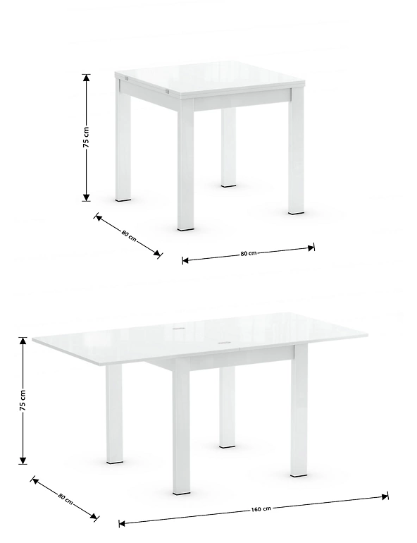 Dining Tables & Chairs Finn Square Extending Dining Table 6 Dining Tables & Chairs Finn Square Extending Dining Table - Image 6