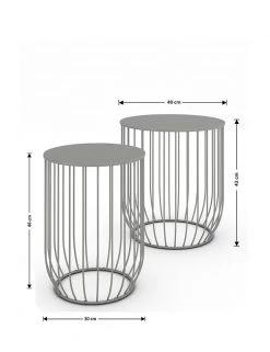 LOFT Garden Furniture Lois Nesting Tables -Dining Room Furniture Sales MS 05 T65 9652H T0 X EC 6